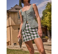 Lucy Paris - Women's Ludlow Gingham Vest Top