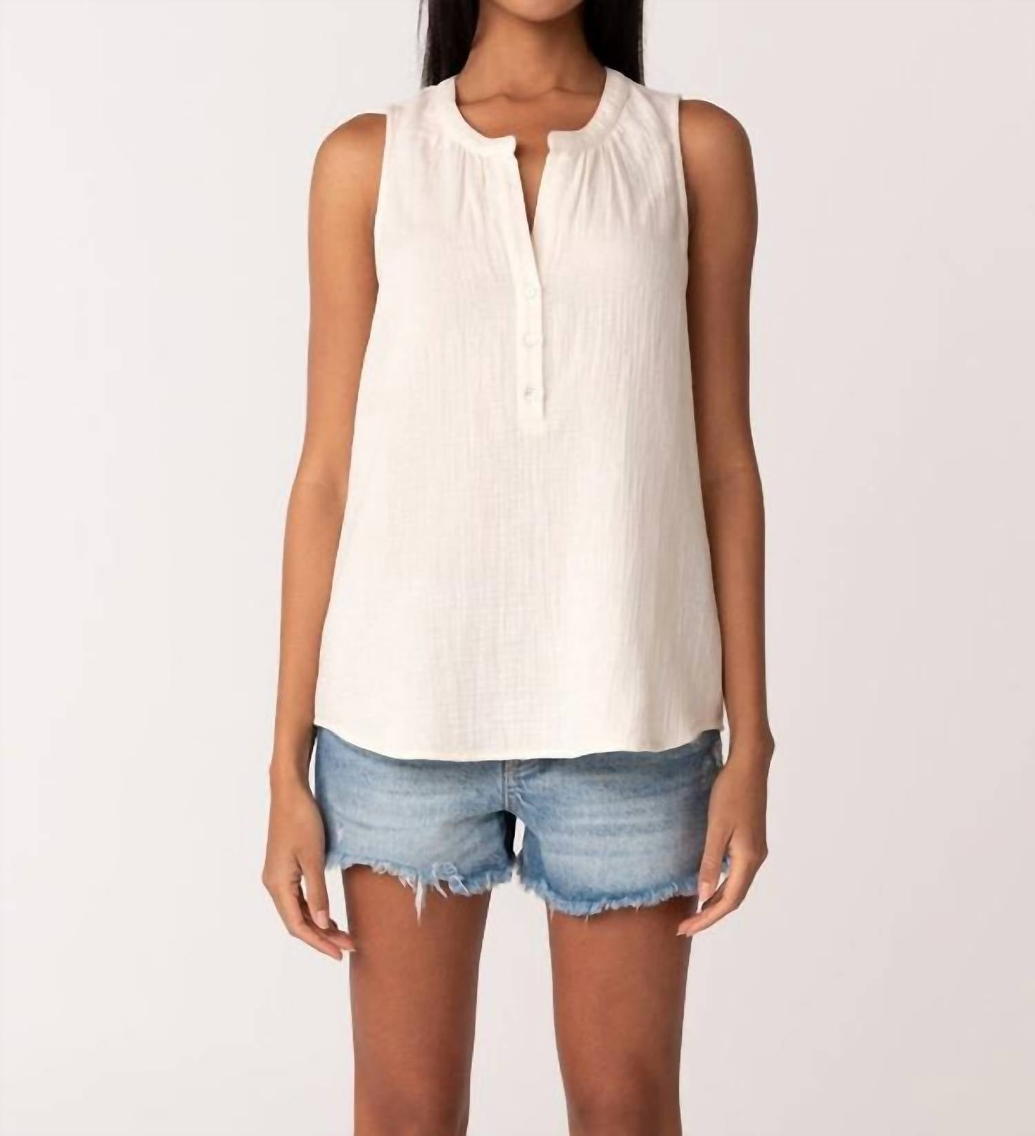 Lovestitch - Lue Henley Tank Top