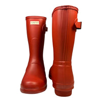 HUNTER Women's Original Short Matte Rain Boots in military red - women's shoe - view 5