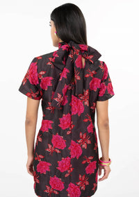 Uncle Frank - Floral Bow Back Dress