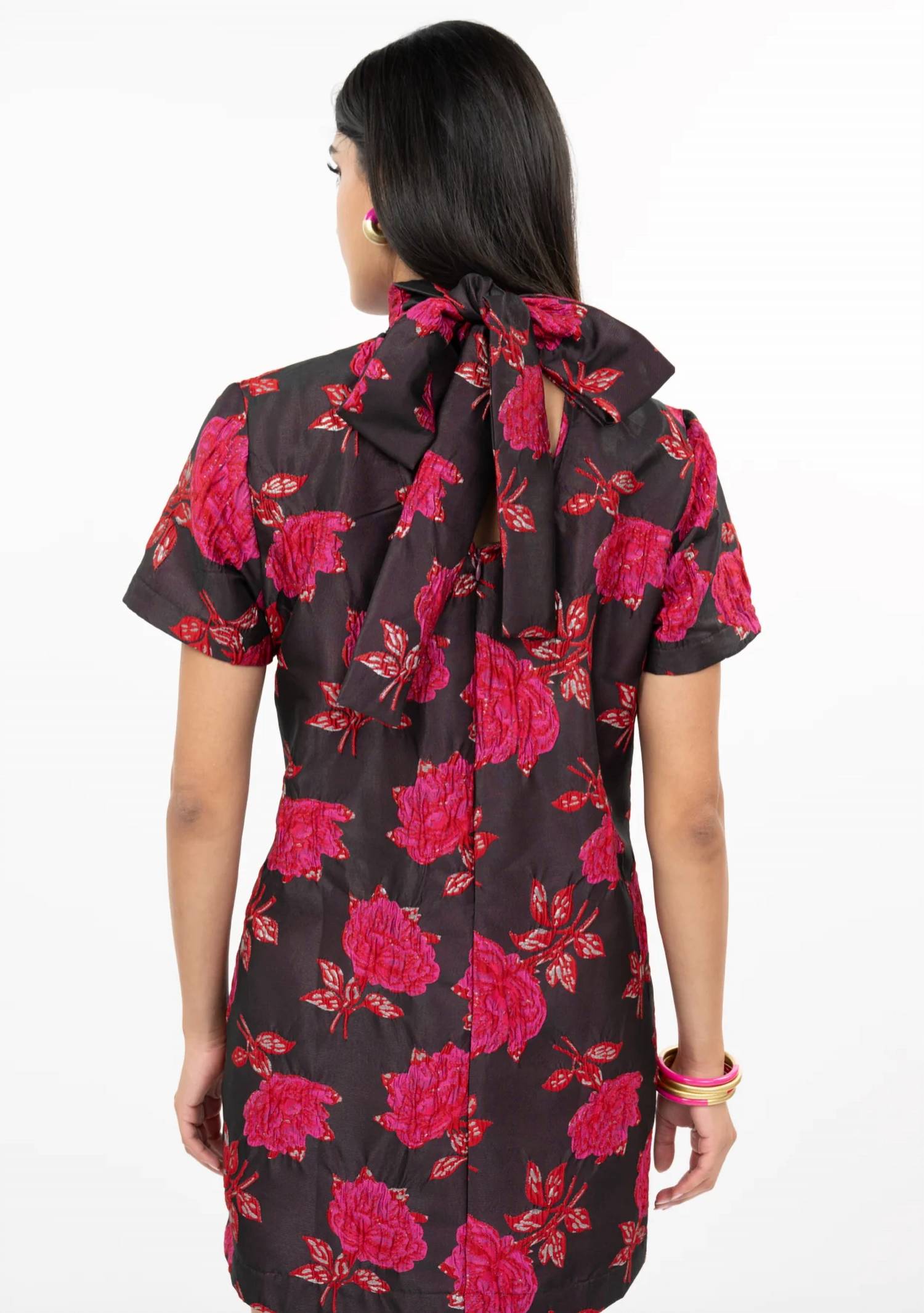 Uncle Frank - Floral Bow Back Dress
