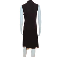 T Tahari - V-Neck Midi Dress