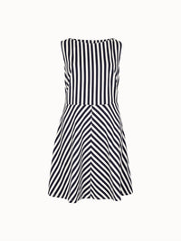 Apricot - Stripe Jersey Knit Mini Dress