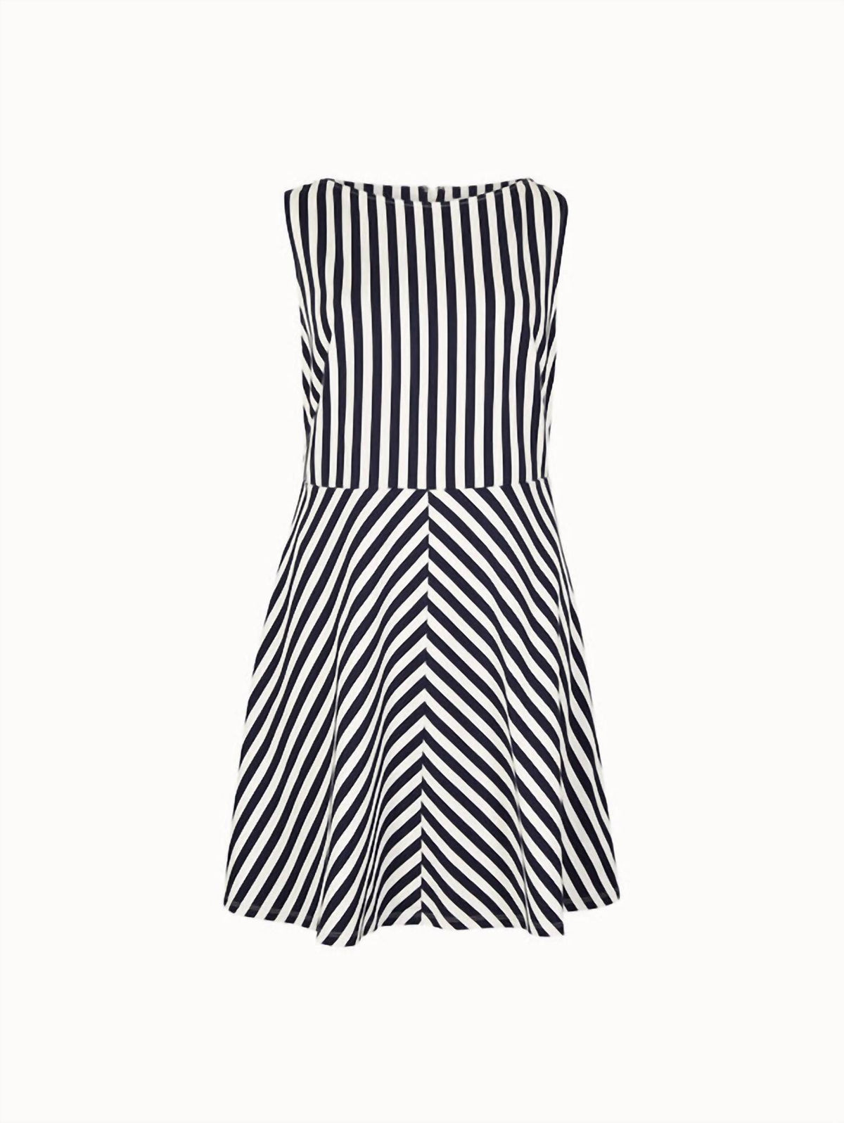 Apricot - Stripe Jersey Knit Mini Dress