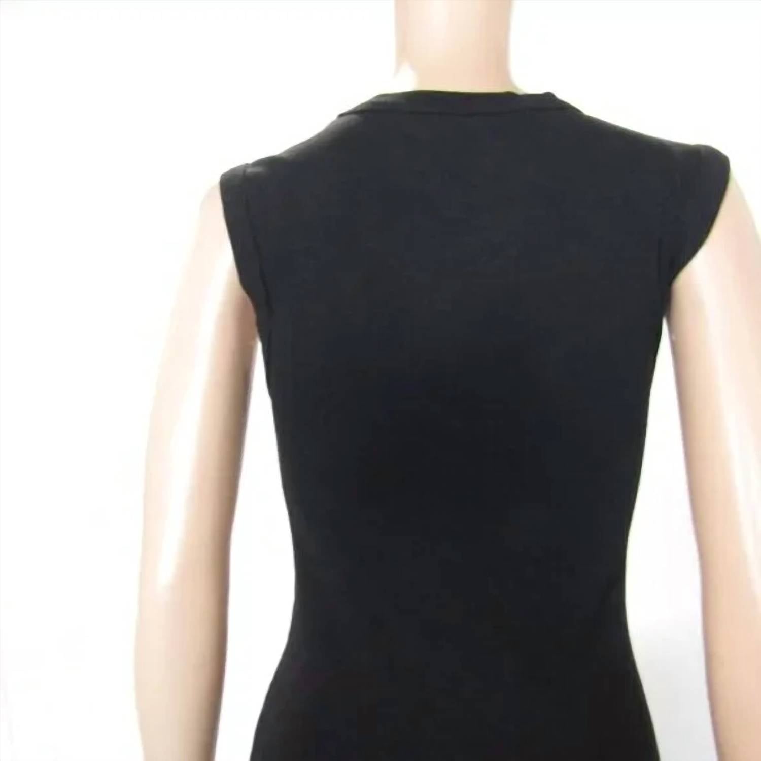 Enza Costa - Women's Rib Tank Cotton Blend Dress