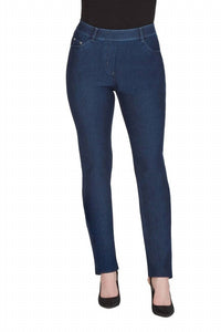 Belle D'Amour - Tricotto Pull-on Stretch Denim Pants
