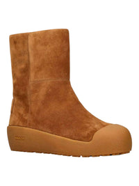 Bally - Women's Gstaad Suede Leather Shirling Lined Boots