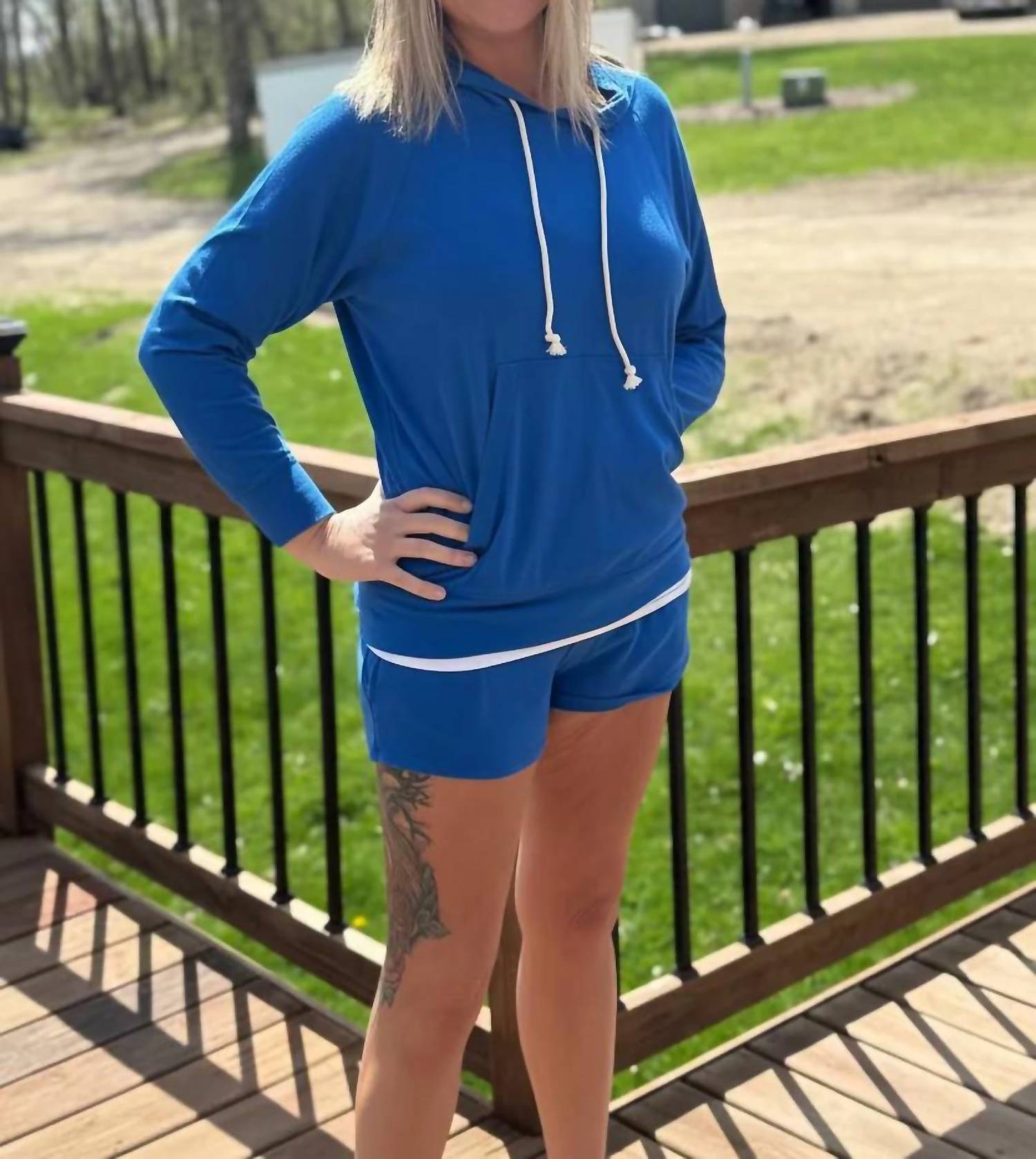 Mono B - Lightweight Brushed Hacci Hoodie