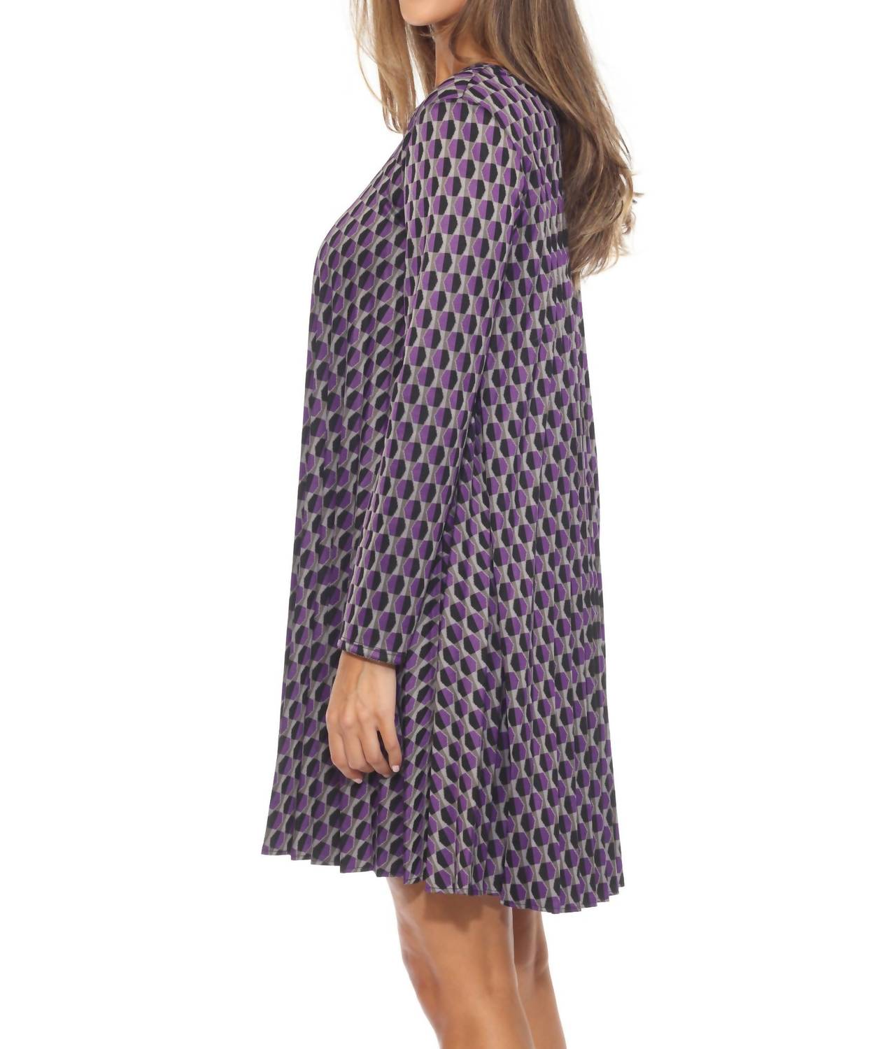 Joseph Ribkoff - Geometric Knit Shift Dress