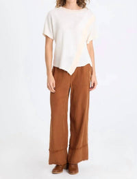 Xcvi - Ursus Asymmetric Panel Pullover Top
