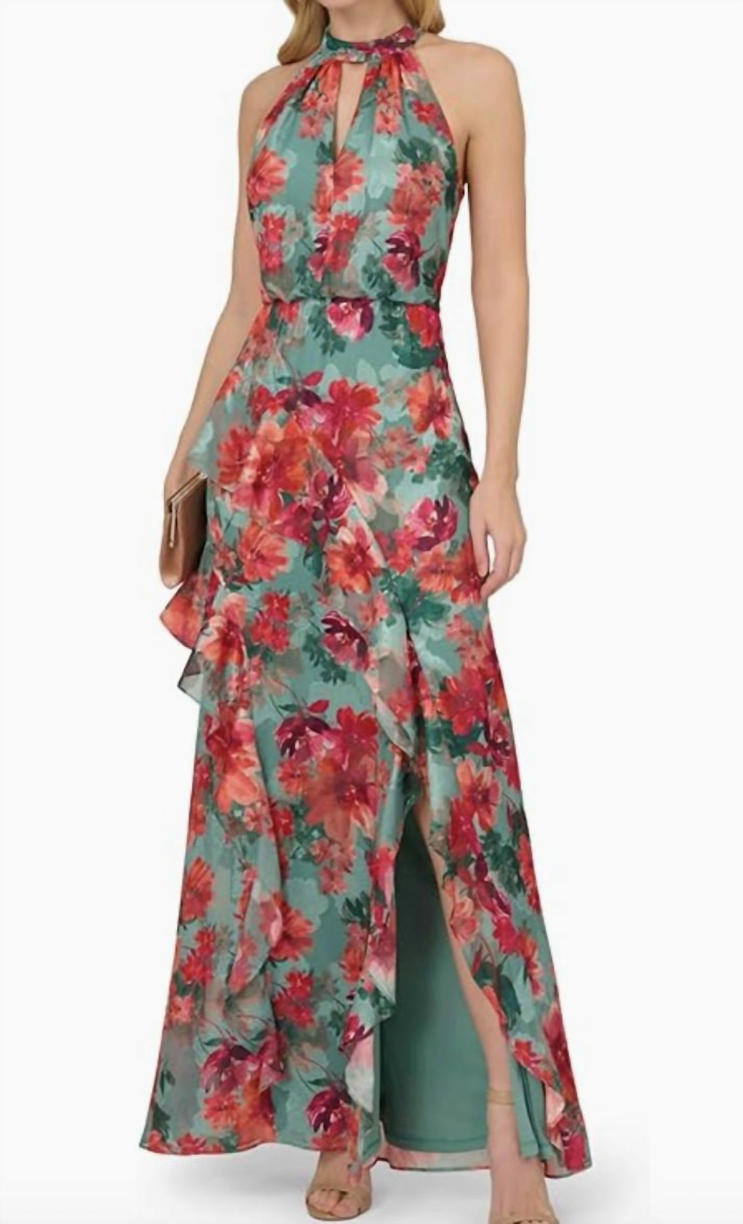 Adrianna Papell - Printed Mermaid Dress