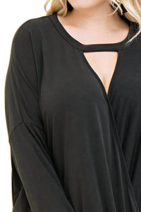 Entro - Keyhole Wrap Top