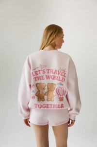 The Happy Camp3R - Travel Together Crewneck Sweatshirt