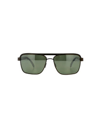 Remo Tulliani Unisex - Envy Sunglasses in bronze tortoise shell brown mirror - men's accessory - detail view