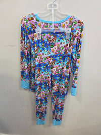 Charlies Project Boy's Mario World Bamboo Loungewear in blue - kids' sleepwear - alternate view