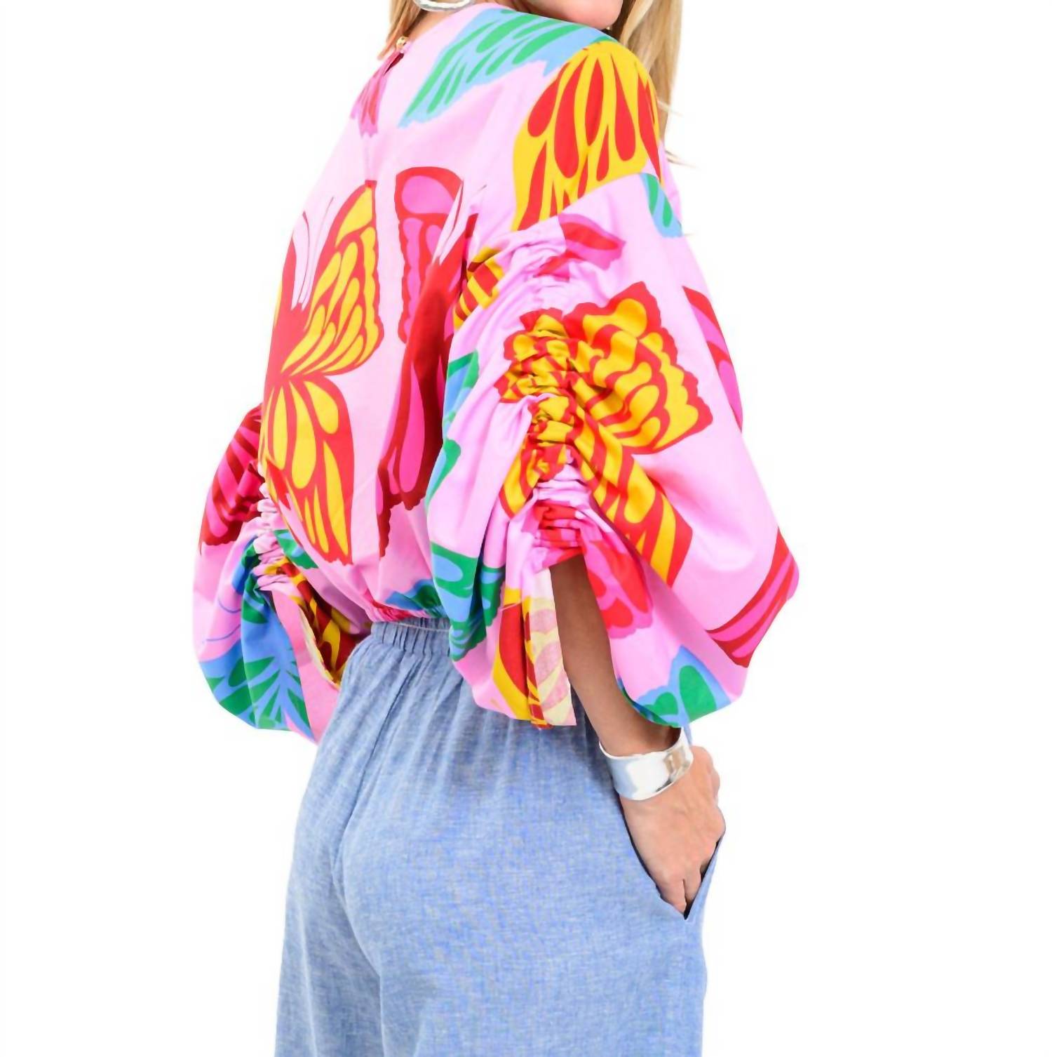 Grace & Bardot - Natalie Puff Sleeves Top