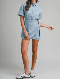 Mable - Ruby Shirt Dress