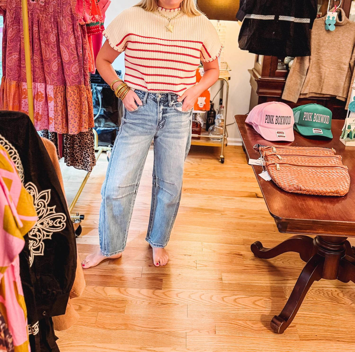 Vervet By Flying Monkey - Dart Barrel Jeans