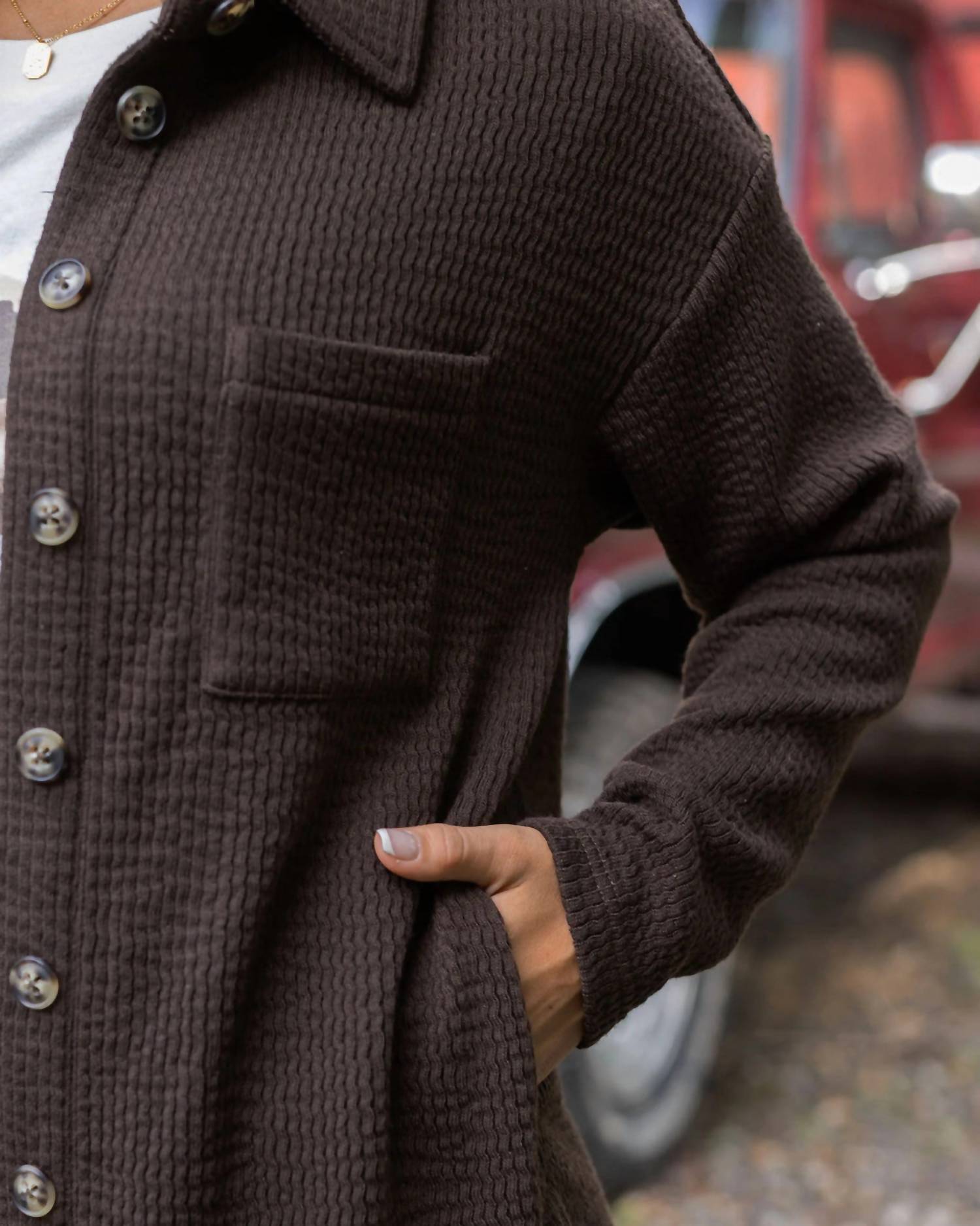 Grace And Lace - Luxe Ribbed Shacket