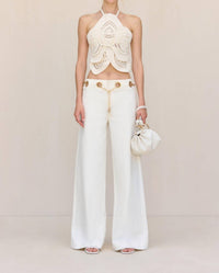 Cult Gaia - Crochet Flower Top