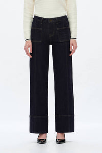 Bayeas - Katia Mid Rise Wide Leg Pants