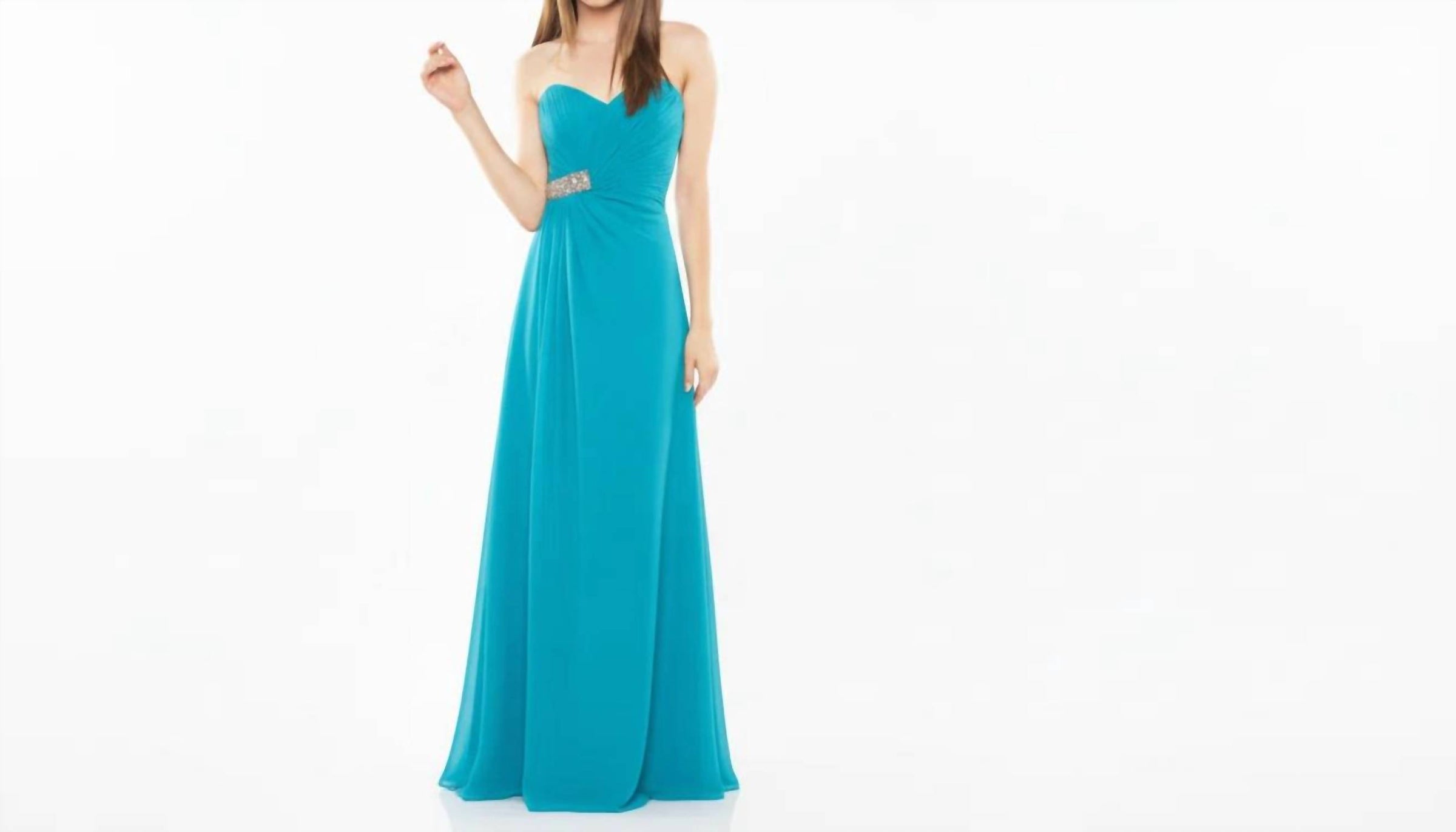 Last Dress - Strapless Chiffon Evening Gown