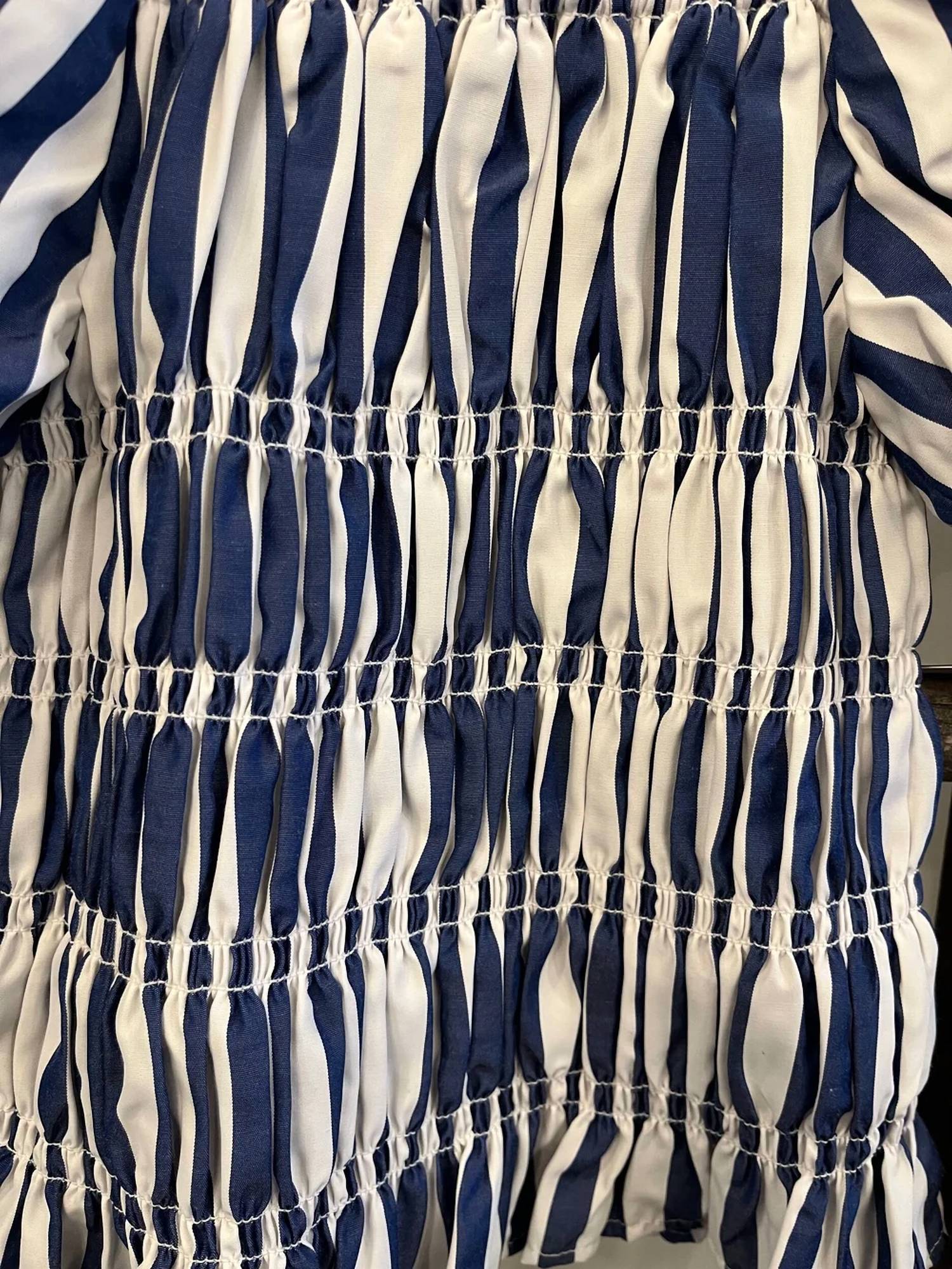 Habitual - Girls Striped Peasant Blouse