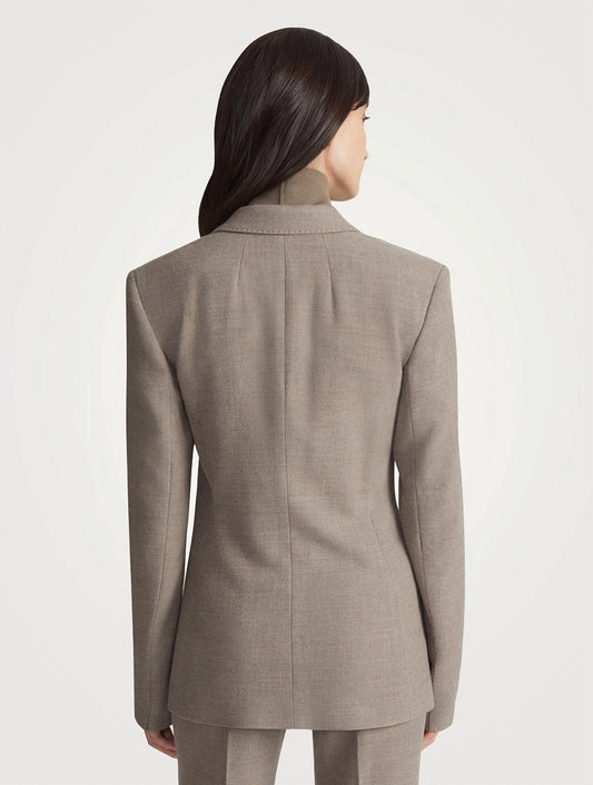 Lafayette 148 - Stretch Wool Single Button Blazer