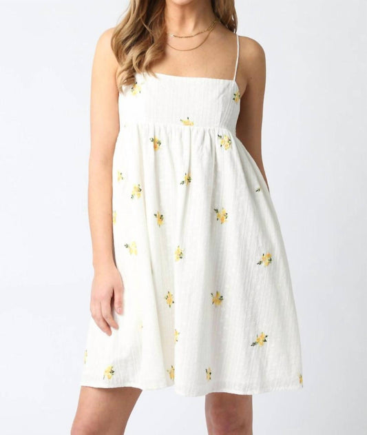 Olivaceous - Sarah Floral Mini Dress