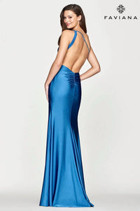 Faviana - One Shoulder Gown