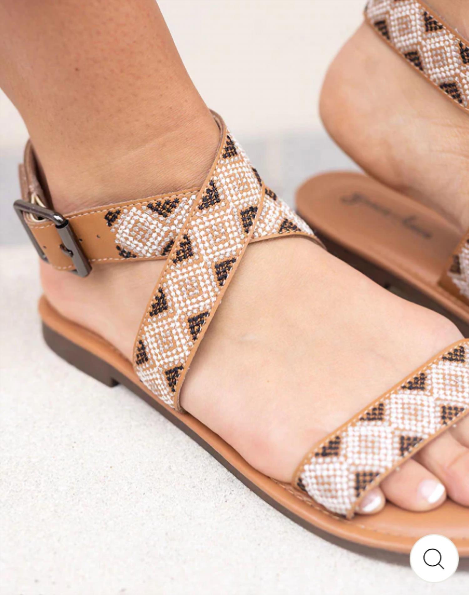Grace And Lace - Embroidery Sandal