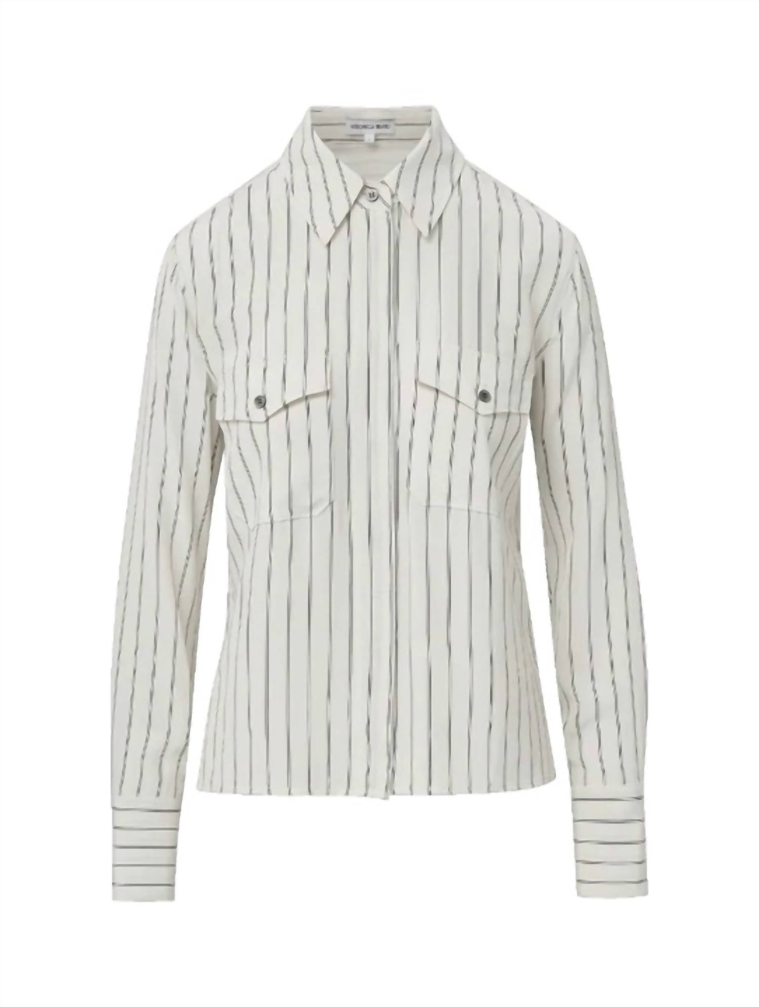 Veronica Beard - Saku Striped Button-down Shirt