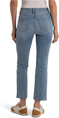 Kut From The Kloth - Kelsey High Rise Ankle Flare Jeans With Raw Hem