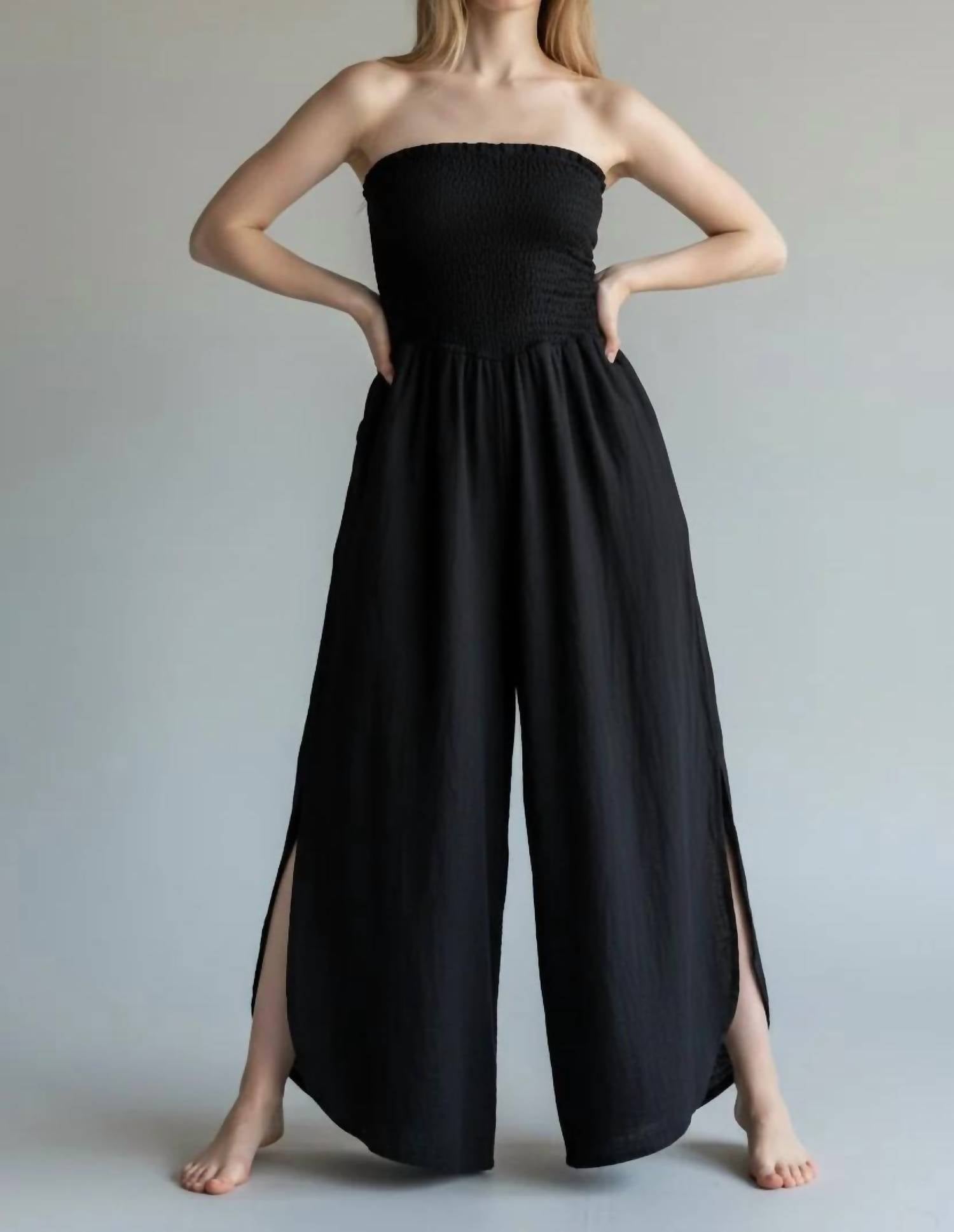 Elan - Dominca Strapless Jumpsuit