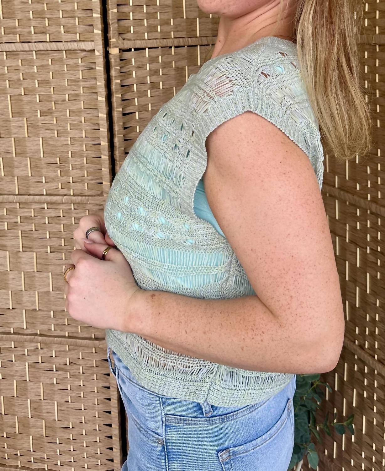 Mystree - Cabana Crochet Top