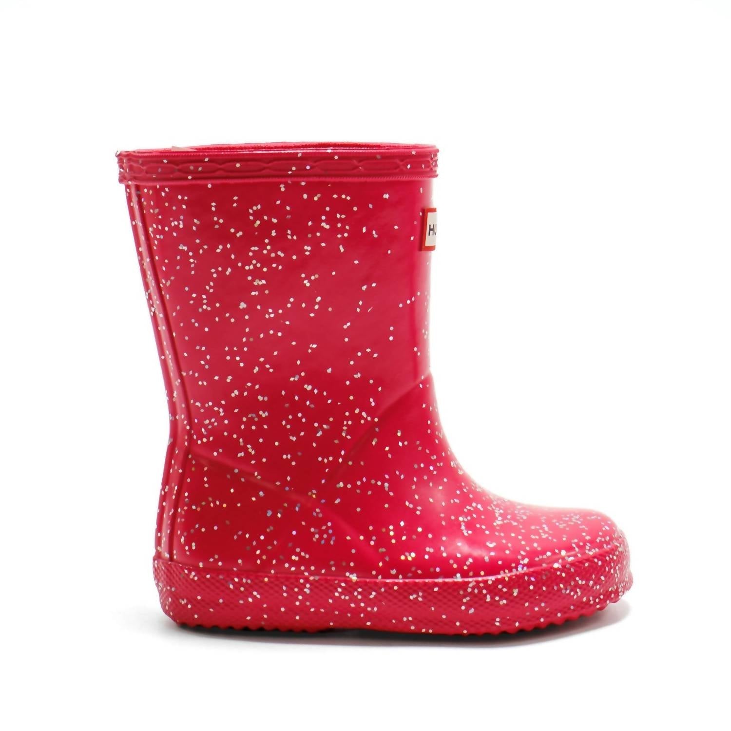 HUNTER Kids First Giant Glitter Rain Boots in thrift - kids' shoe - alternate view