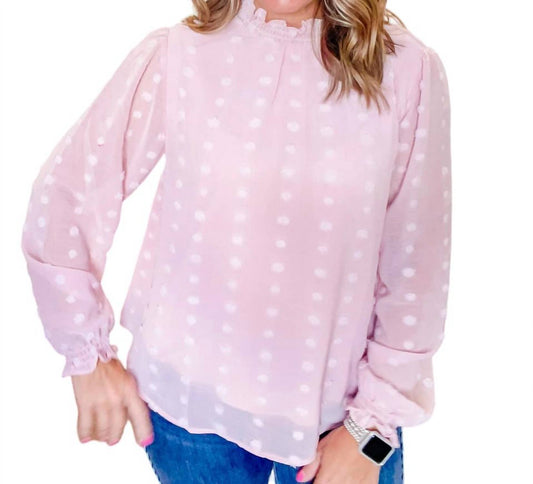 Kori - Swiss Dot Blouse