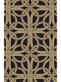 GRETCHEN SCOTT Ring Toss Gripeless Pull On Pant in black tan - women's pants - view 4