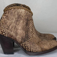 Allens Boots - Women's Kyra Exotic High Heel Ankle Boots
