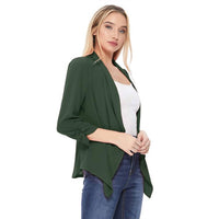 Moa - Open Front Waist Length Blazer