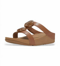 Fitflop - WOMEN'S FINO MARBLED STONE H-BAR SLIDES