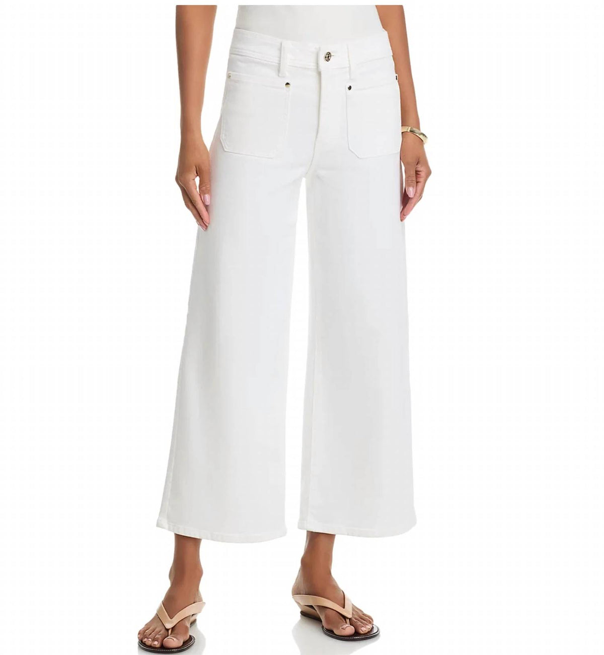 Frame - Le Slim Palazzo Crop Harbor Jeans