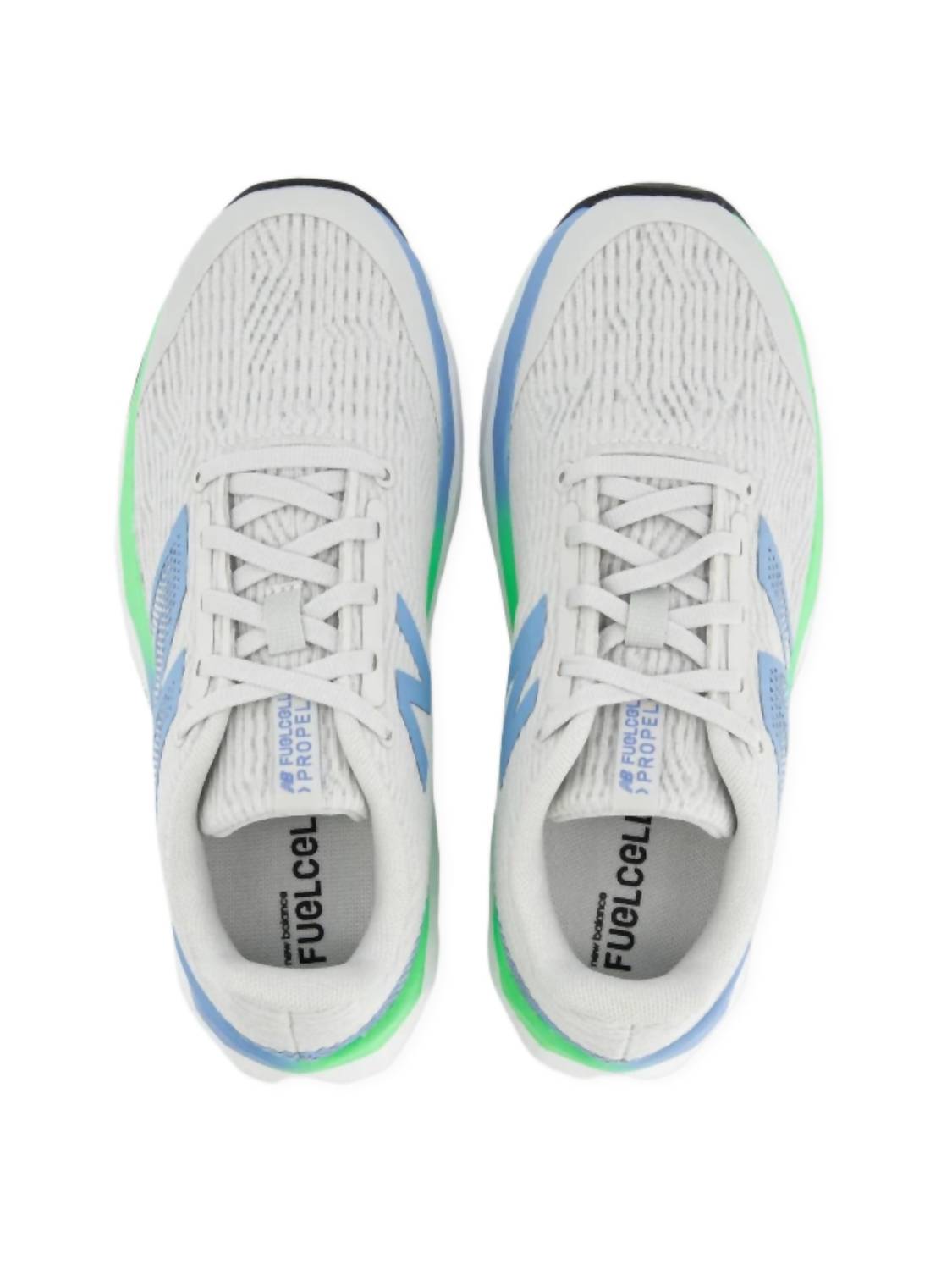 New Balance Kid's Fuelcell Propel V5 Shoes in grey blue - kids' sneaker - view 4