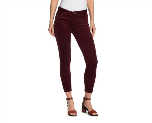 Paige - Hoxton Ultra Corduroy Velour High Rise Skinny Jeans