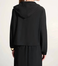 Joseph Ribkoff - Hooded Boxy Utility Jacket Style