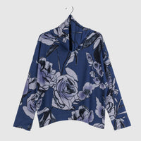 Clara Sun Woo - Rose Sketch Soft Turtleneck Sweater