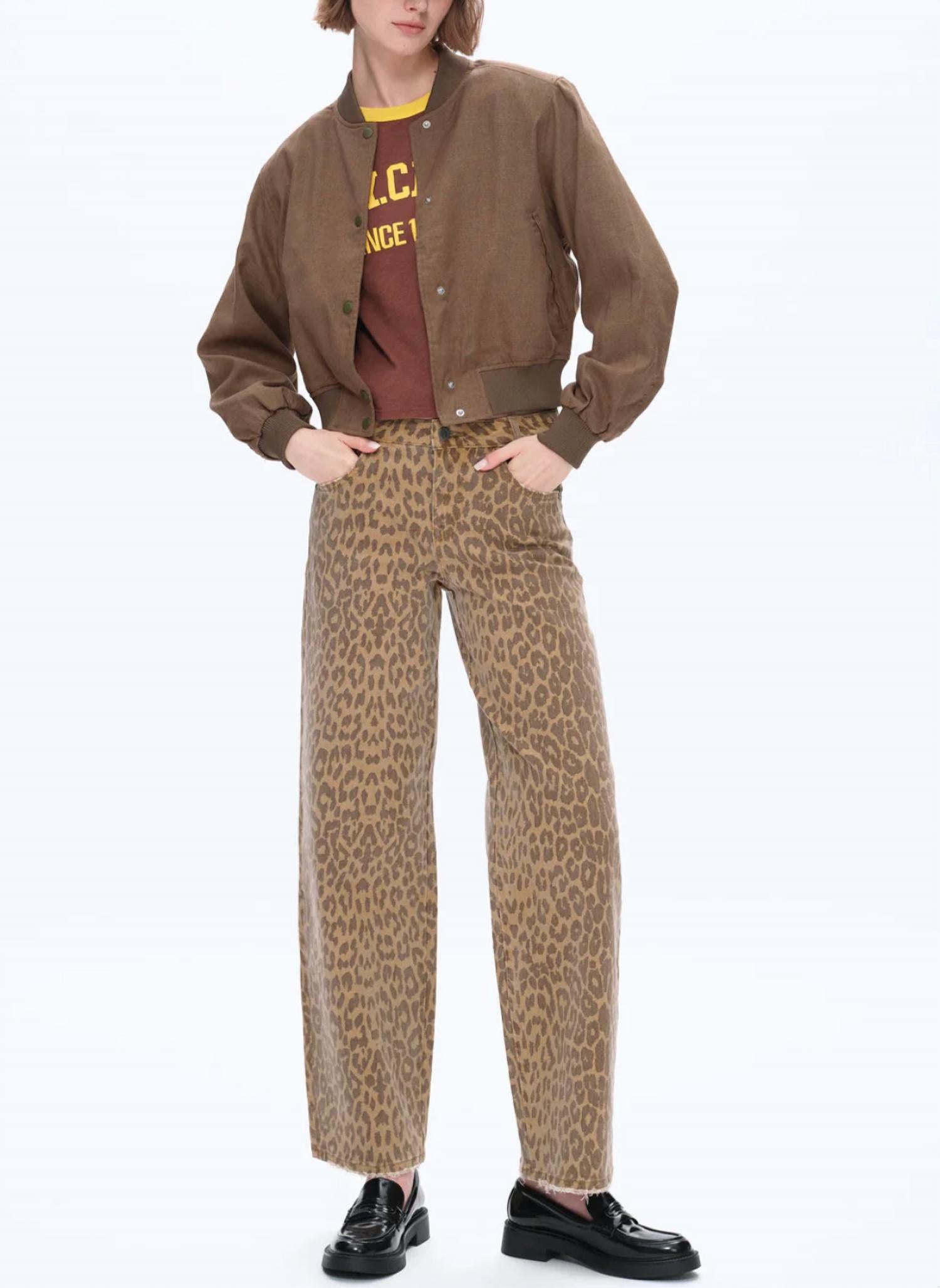 Bayeas - Mid Rise Straight Leg Jeans