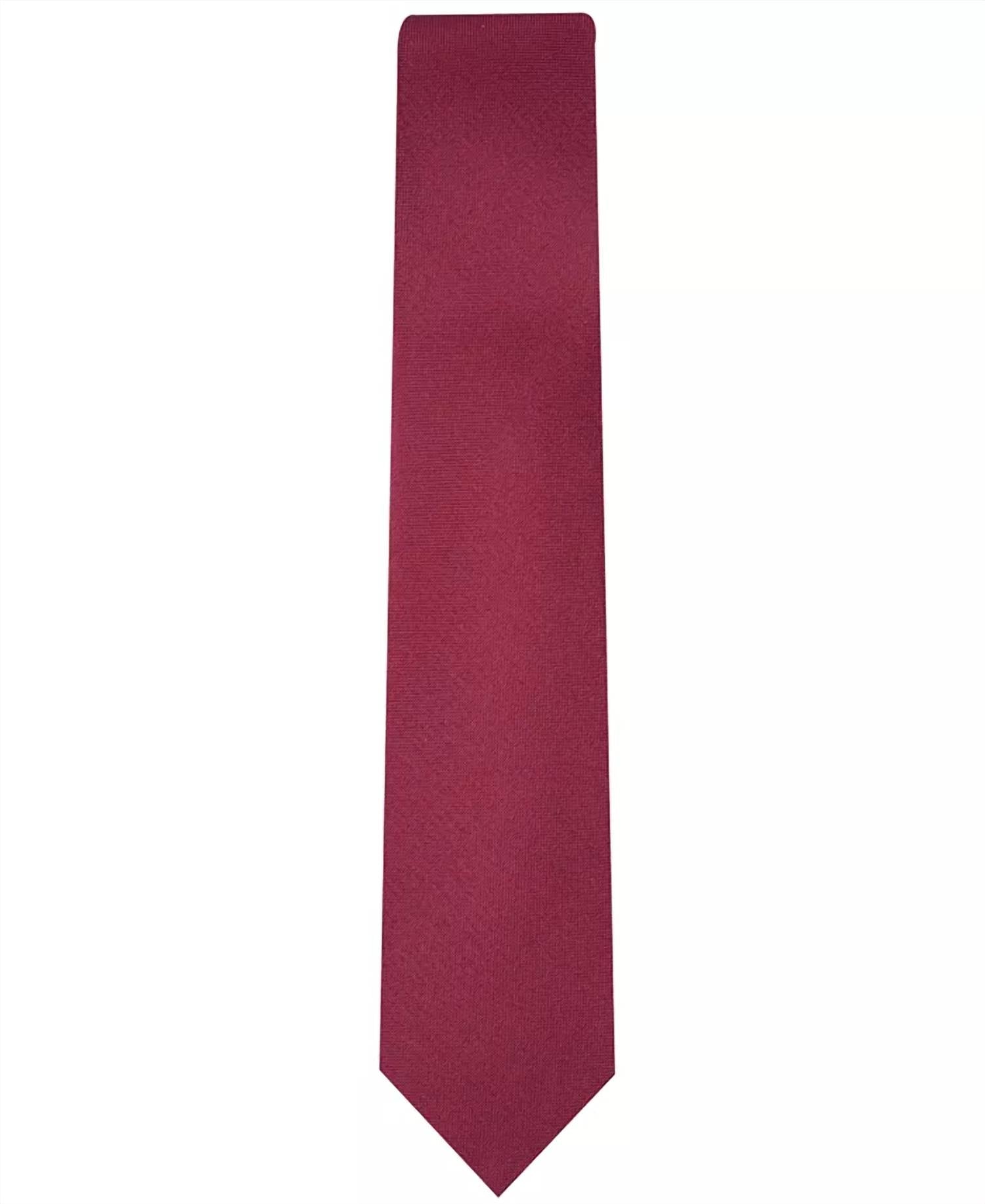 Club Room Men's Elegant Tie in burgundy - men's accessory
