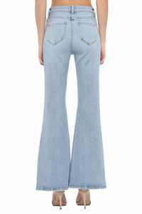 Cello - High Rise Distressed Super Flare Jeans