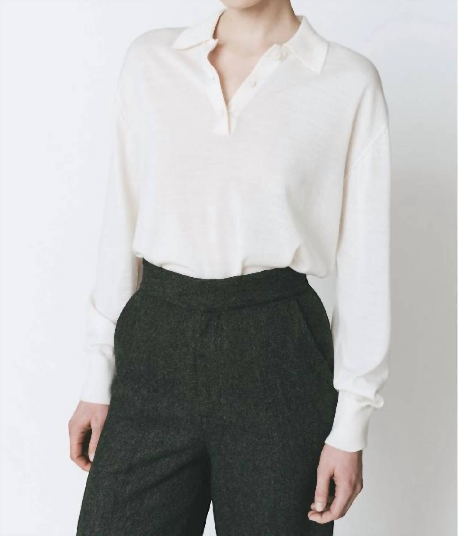 Rue Sophie - Neige Collared Sweater